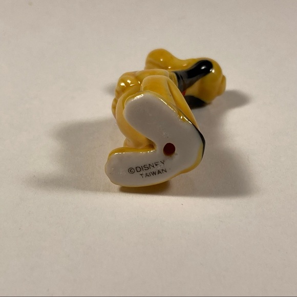 Bone China Disney Figurine Set Mickey & Minnie Mouse & Pluto - Picture 4 of 8